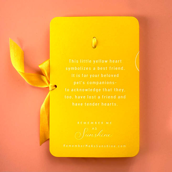 Pet Memorial Companion Heart