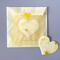 Remember Me As Sunshine Plantable Hearts