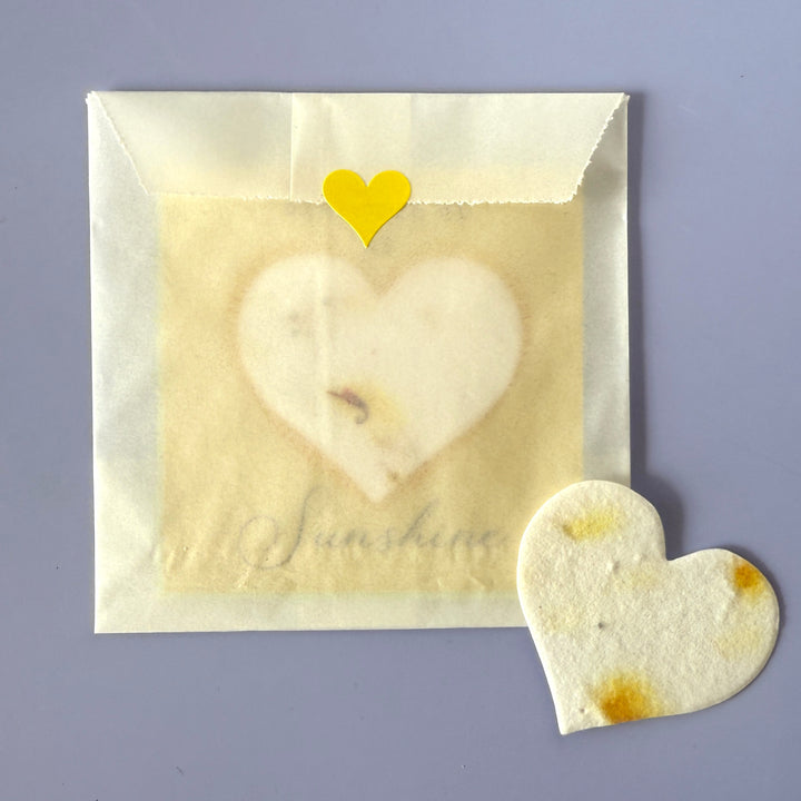 Remember Me As Sunshine Plantable Hearts